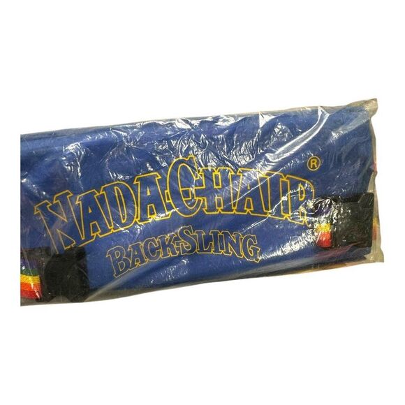 Nada Chair BackSling Adjustable Back Support Posture Pain Relief Rainbow Vintage - Picture 2 of 8